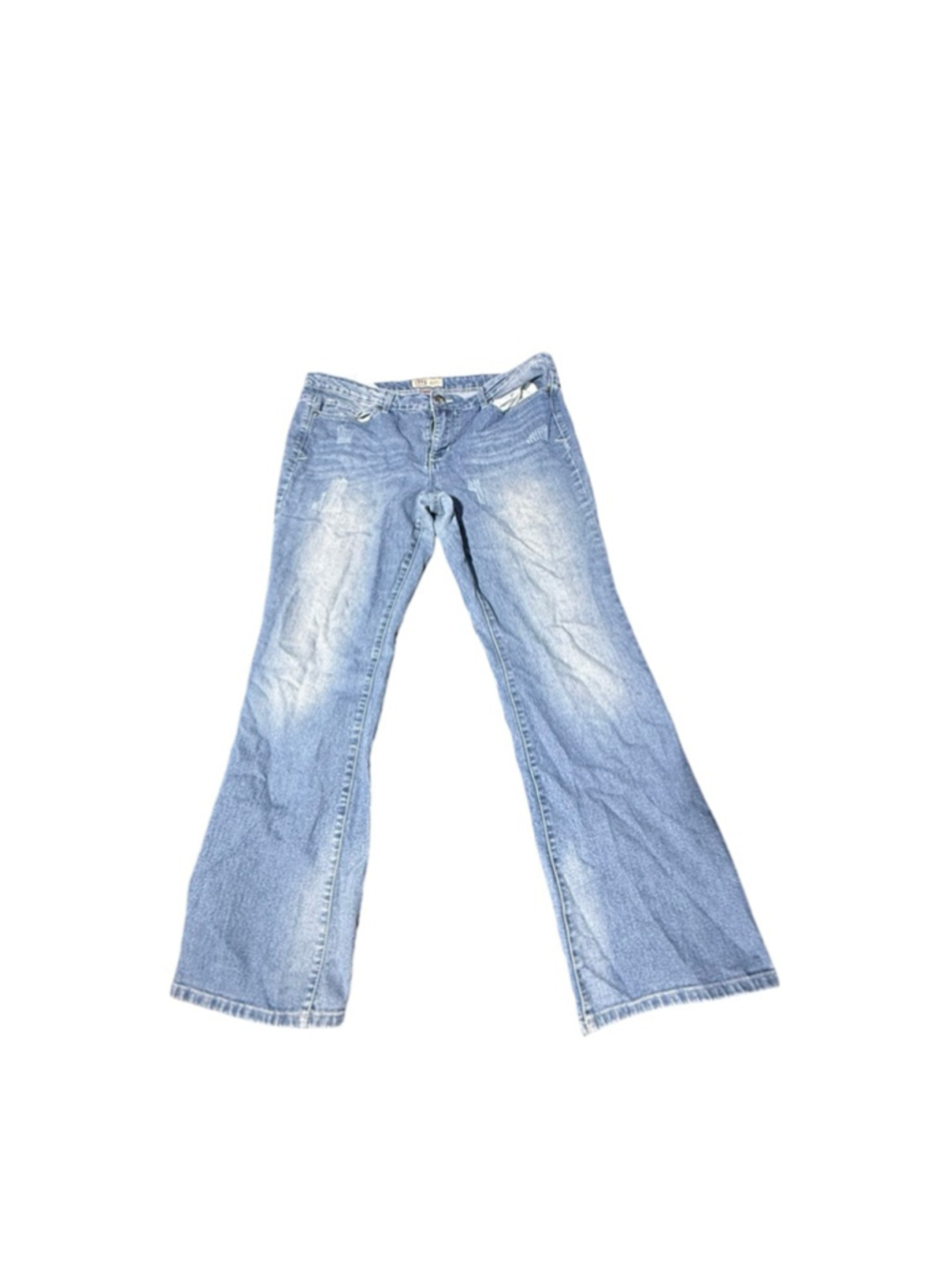 Women's Lei Blue Lowrise Bootcut Jeans Juniors 17 #895